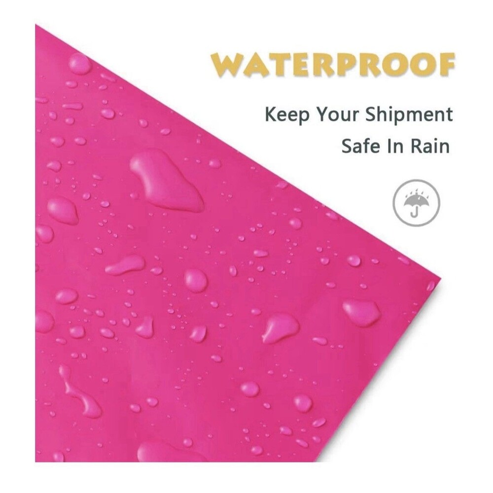 Poly Mailers 24x24 Inch Hot Pink 40 Pack Extra Large Shipping Bags Strong Seal